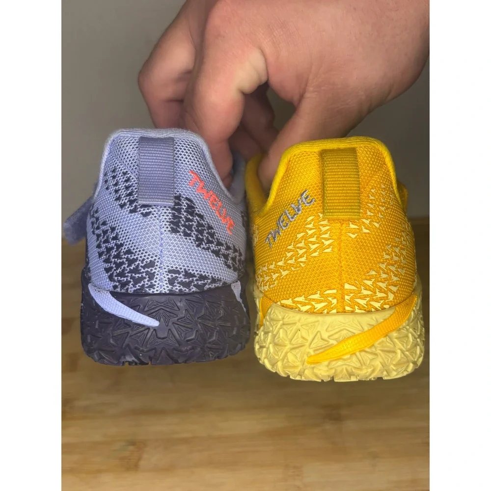Nike Ja 1 Mismatched Yellow Purple Kids Basketball Shoes FB8977-400